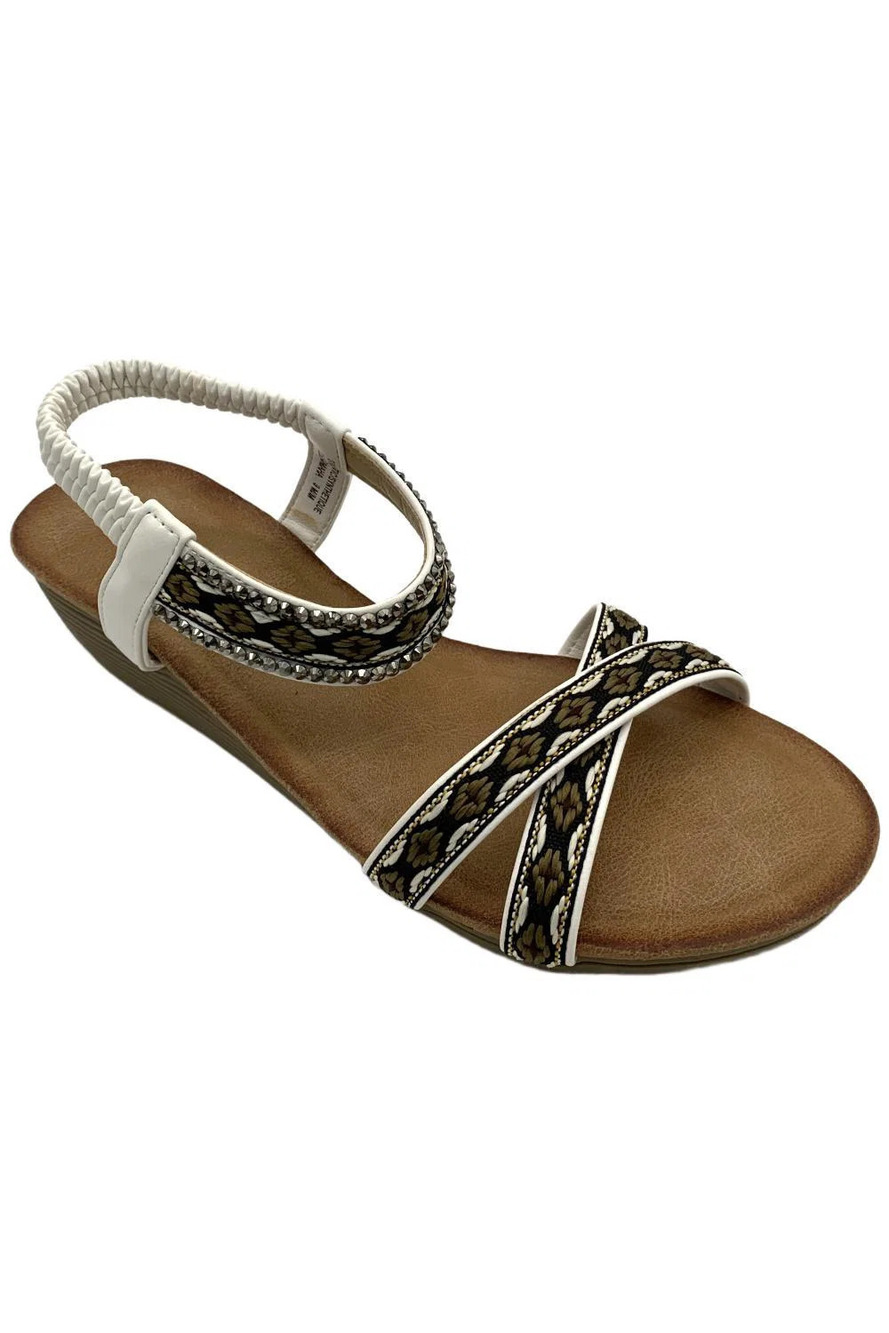 Wanderlust Women's Omaha Sandals White - Medium